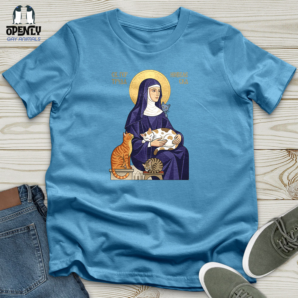 Saint Gertrude of Nivelles Unisex T-Shirt