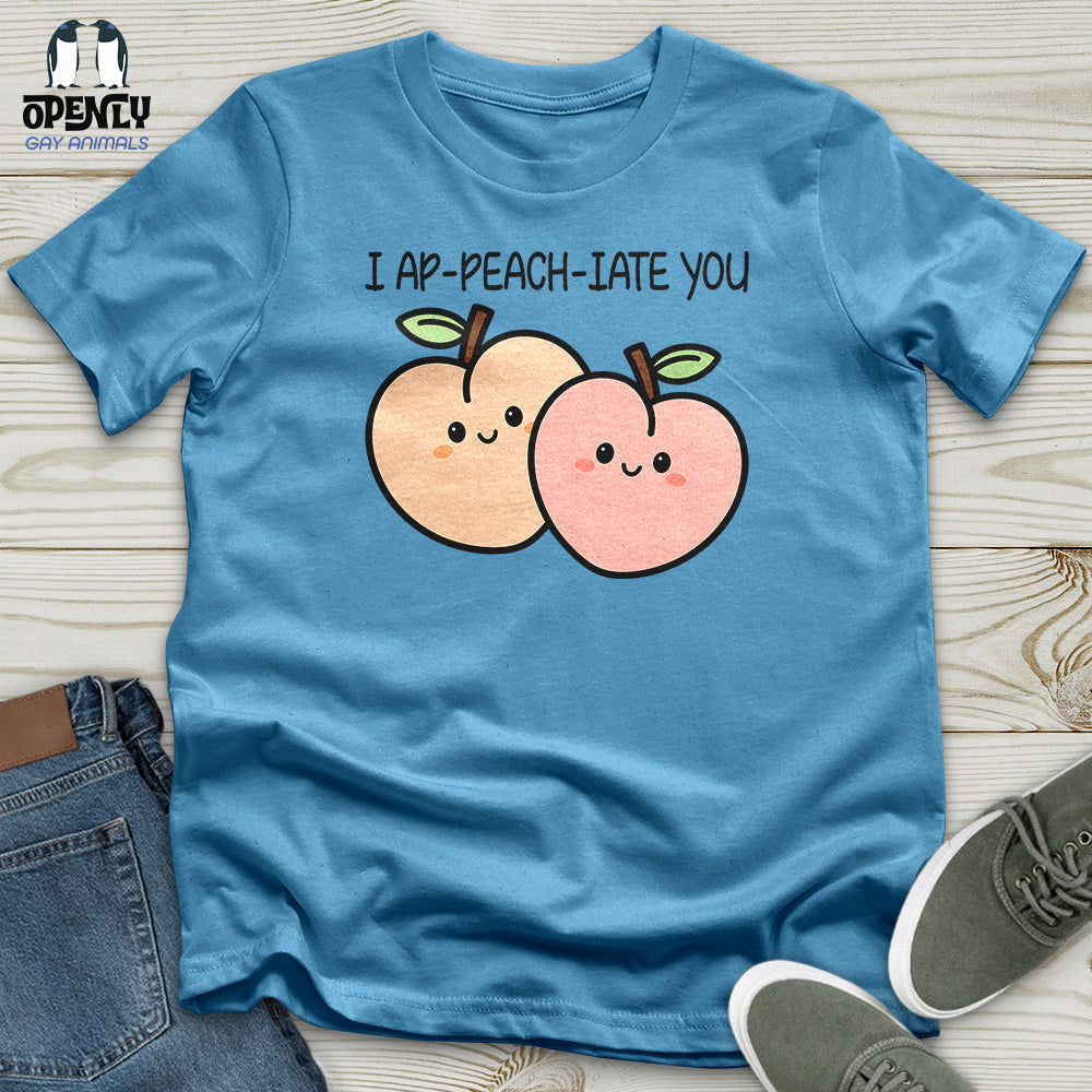 I Ap Peach Iate You Unisex T-Shirt