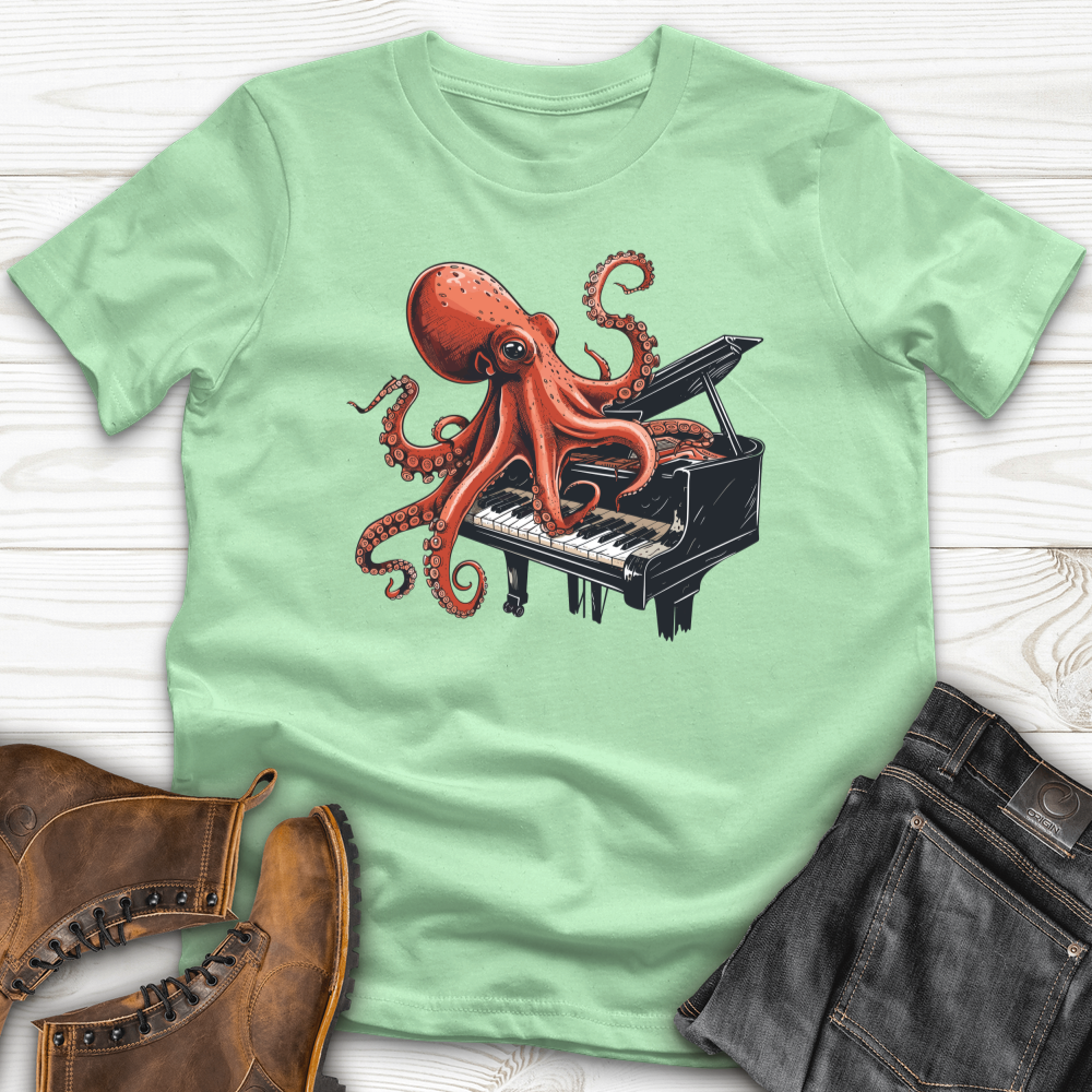 Octopus Piano Melody Softstyle Tee