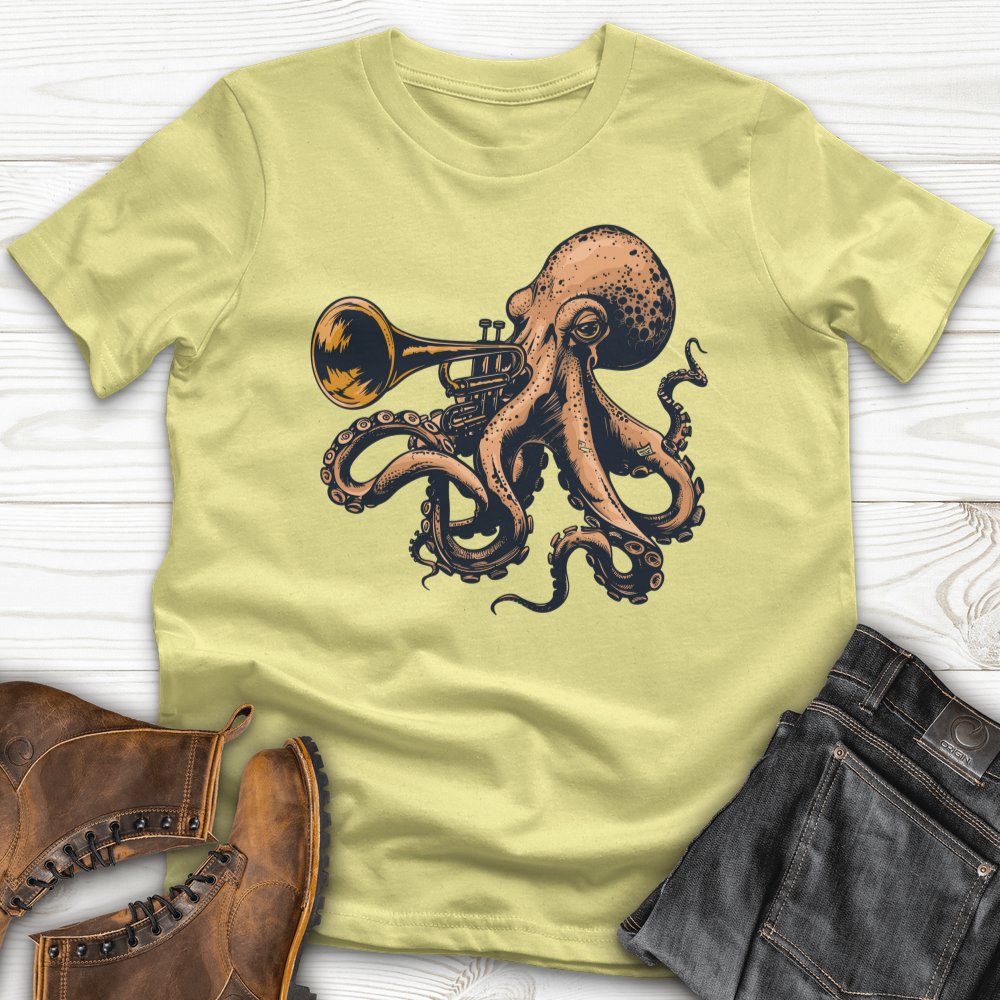 Octopus Trumpet Solo Softstyle Tee