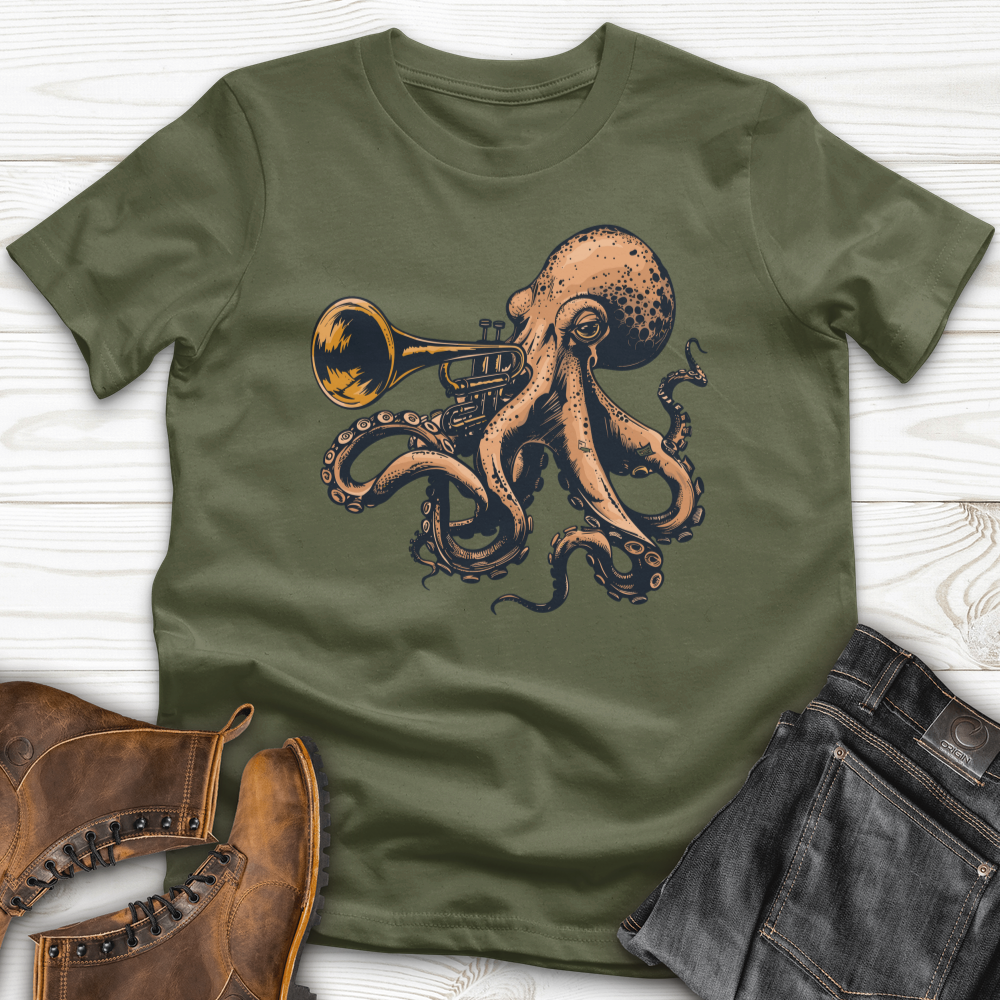 Octopus Trumpet Solo Softstyle Tee