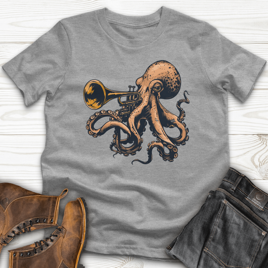 Octopus Trumpet Solo Softstyle Tee