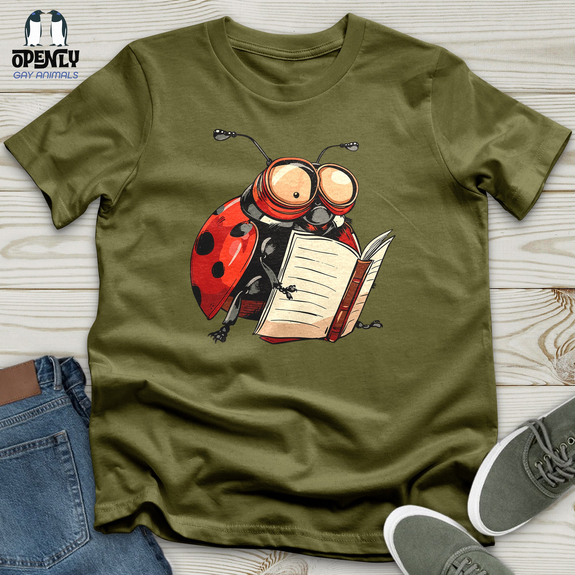 Scholarly Ladybug Unisex t-shirt