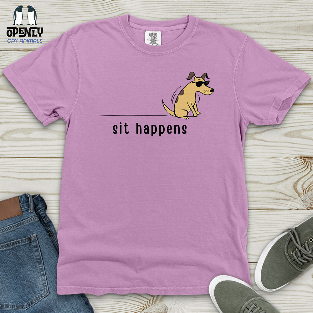 Sit Happens Heavy Cotton Comfort Colors Tee