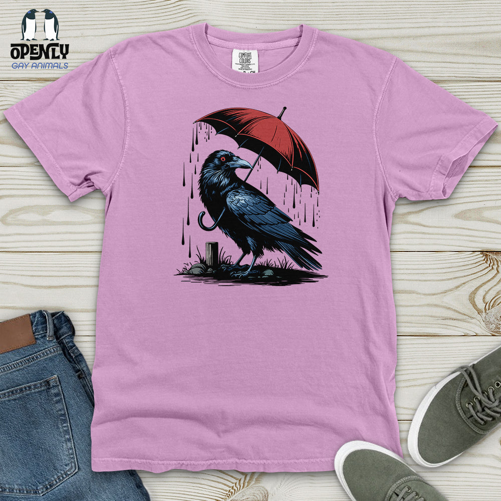 Raven in Rain Heavy Cotton Comfort Colors Tee