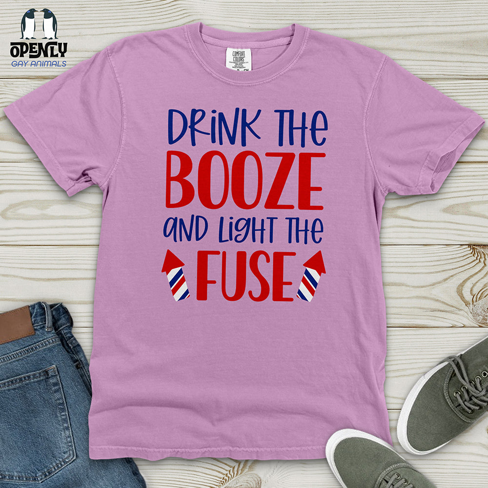 Drink The Booze Heavy Cotton Comfort Colors Tee