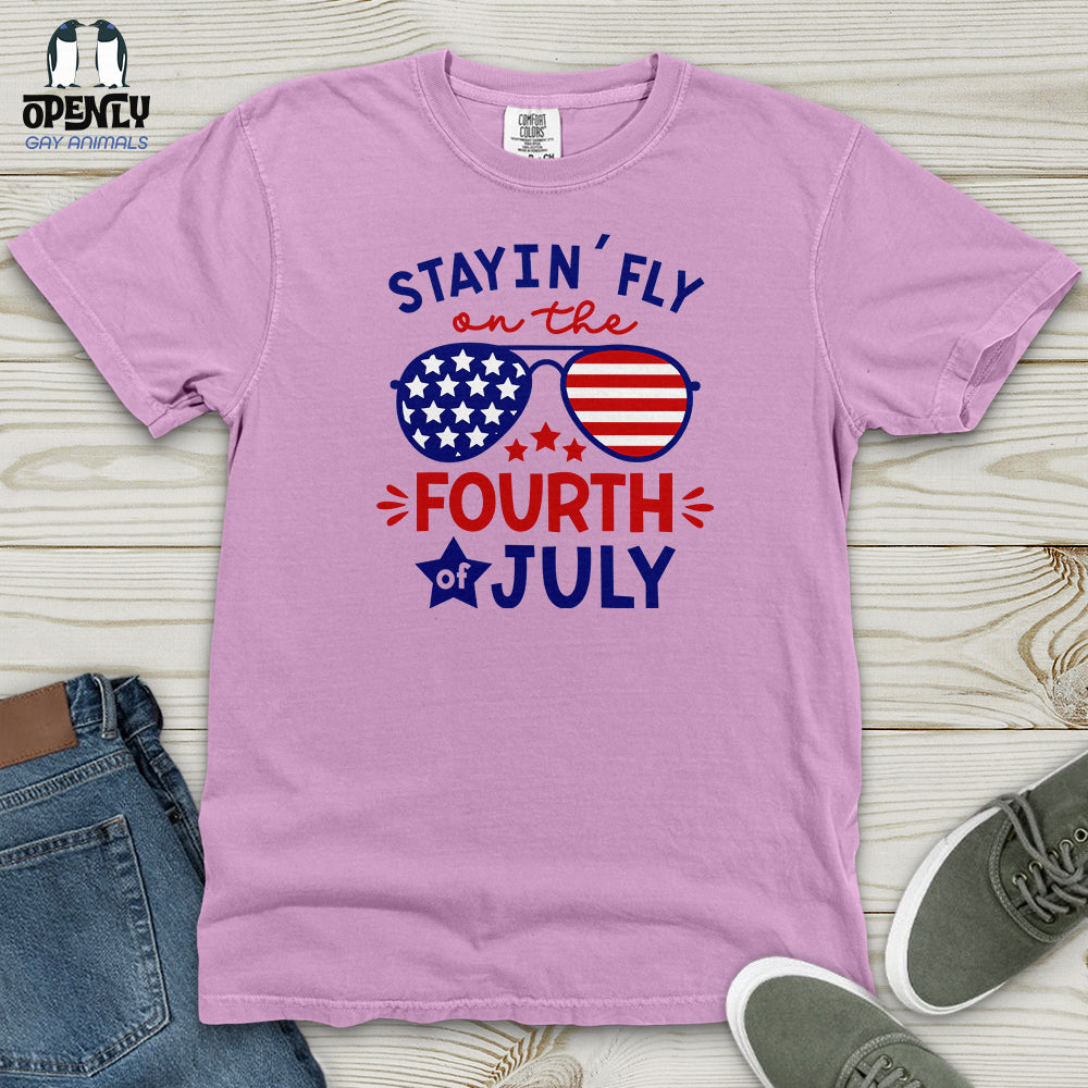 Stayin' Fly on the Fourth of July Heavy Cotton Comfort Colors Tee