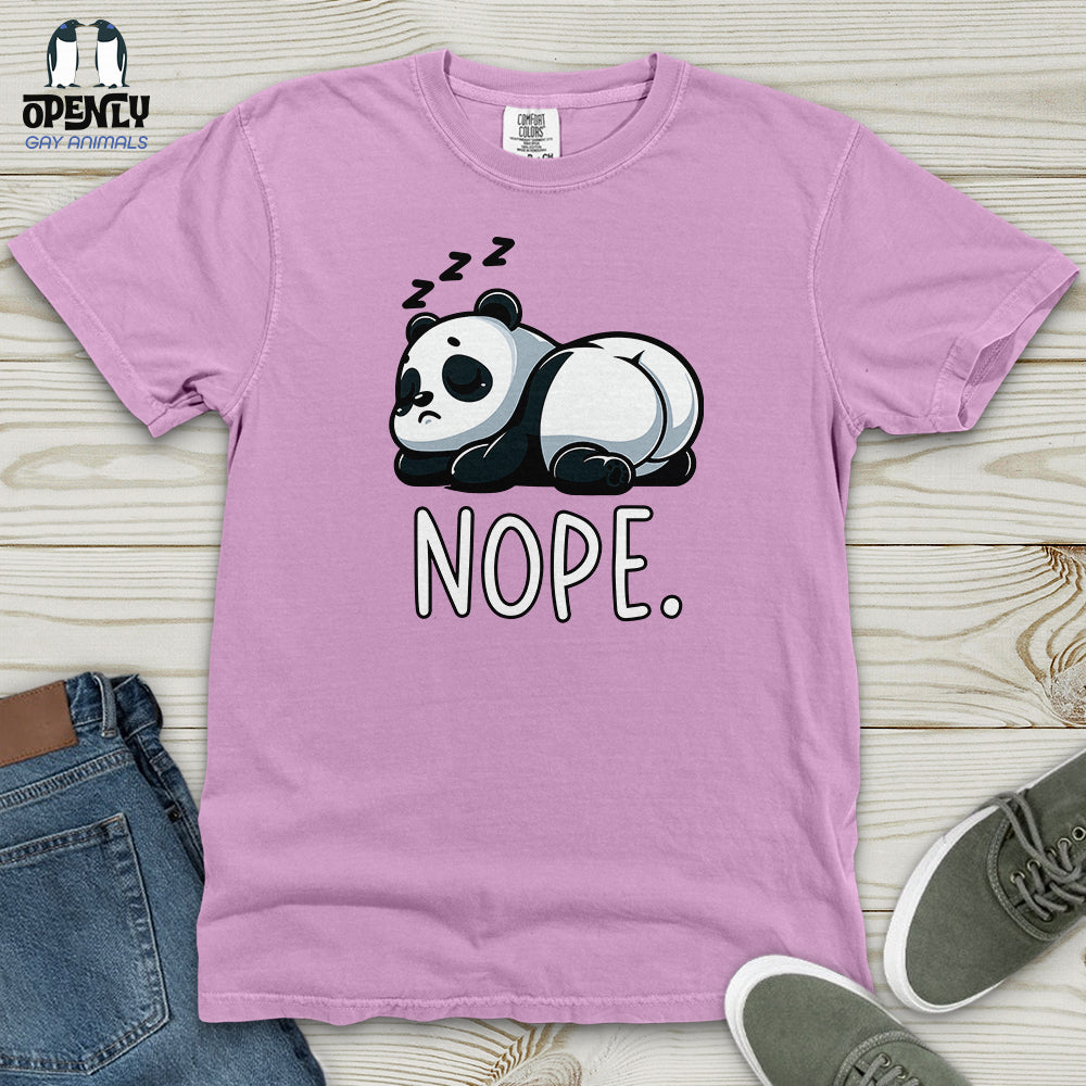 Panda Nope Heavy Cotton Comfort Colors Tee
