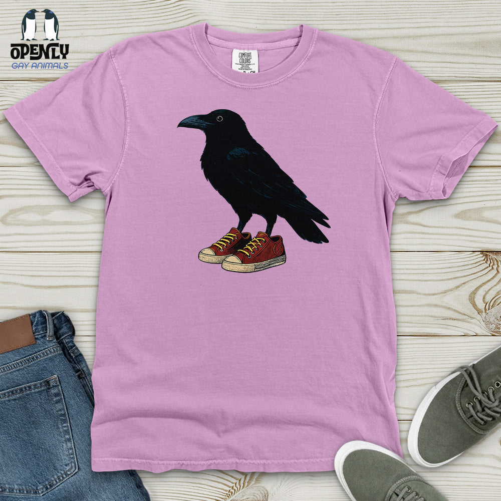 Raven Wearing Sneakers Heavy Cotton Comfort Colors Tee