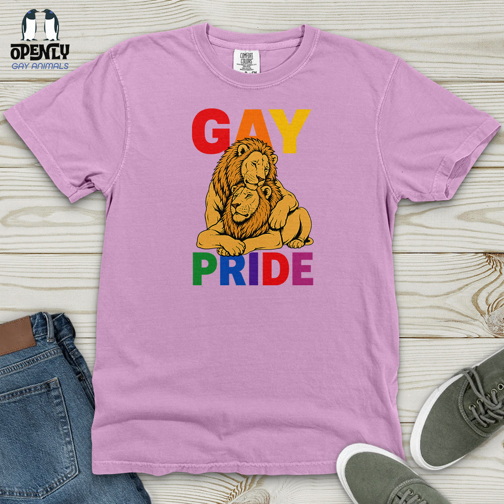 Gay Pride Lion Heavy Cotton Comfort Colors Tee