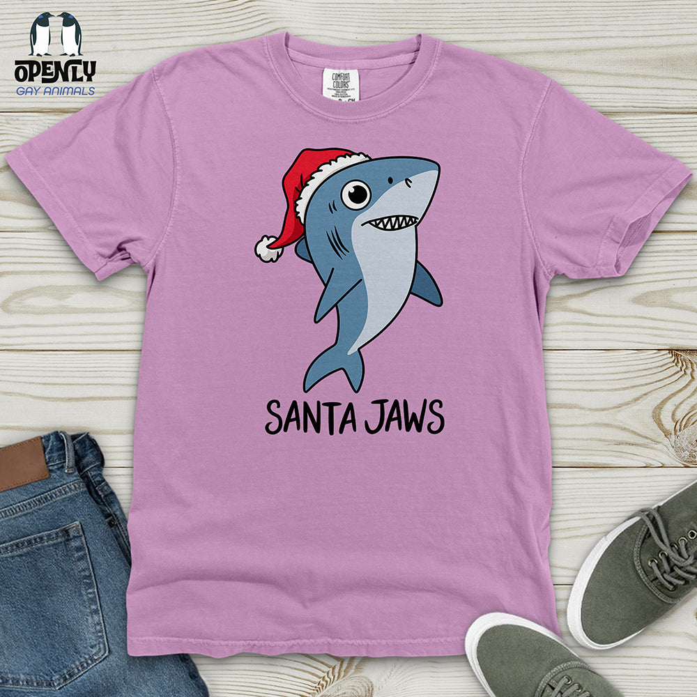 Santa Jaws Heavy Cotton Comfort Colors Tee