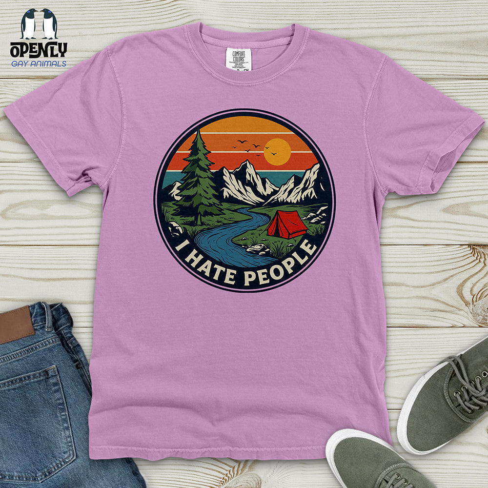 I Hate People Heavy Cotton Comfort Colors Tee