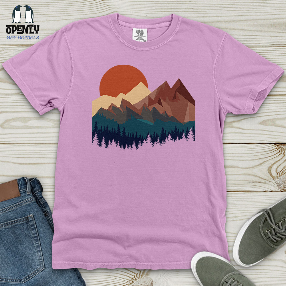 Mountain Landscape Heavy Cotton Comfort Colors Tee