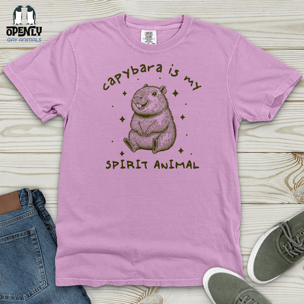 Capybara is My SPIRIT ANIMAL Heavy Cotton Comfort Colors Tee