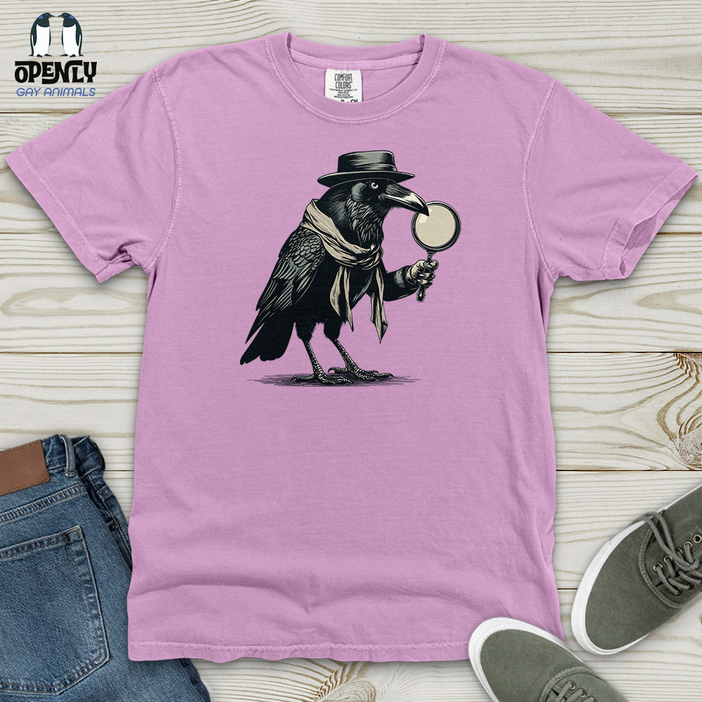 Raven Detective Mystery Heavy Cotton Comfort Colors Tee