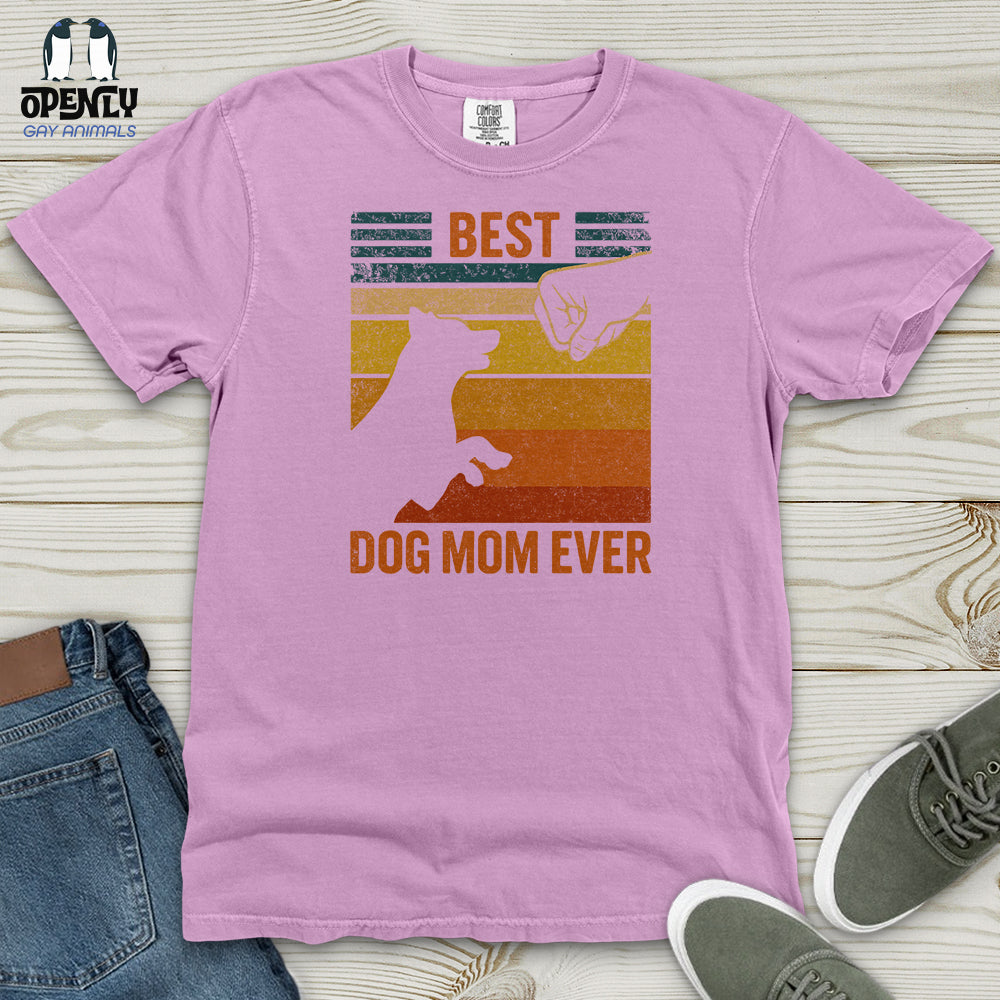 Best Dog Mom Ever Heavy Cotton Comfort Colors Tee