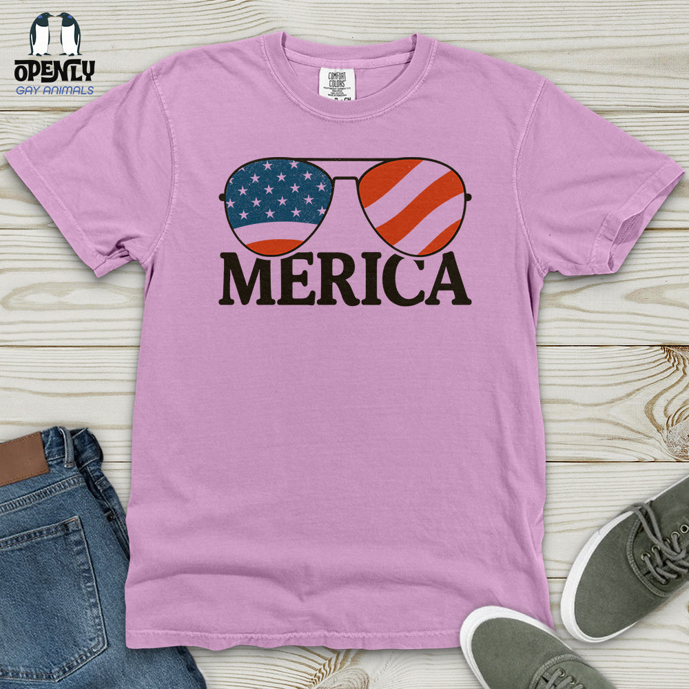 4Th of July Merica Heavy Cotton Comfort Colors Tee