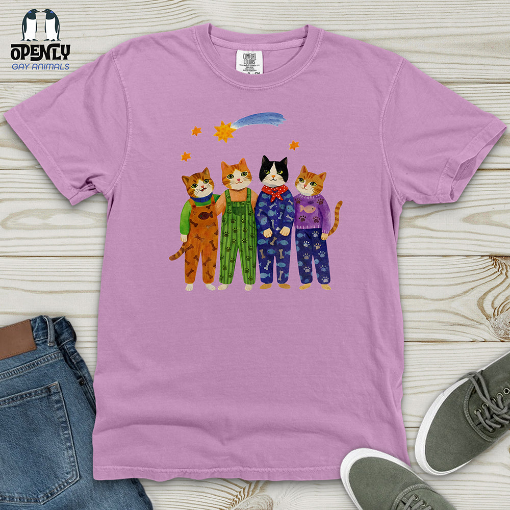 Cat in Sunny Day Heavy Cotton Comfort Colors Tee
