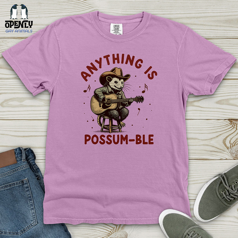 Anything Is Possum-Ble Heavy Cotton Comfort Colors Tee
