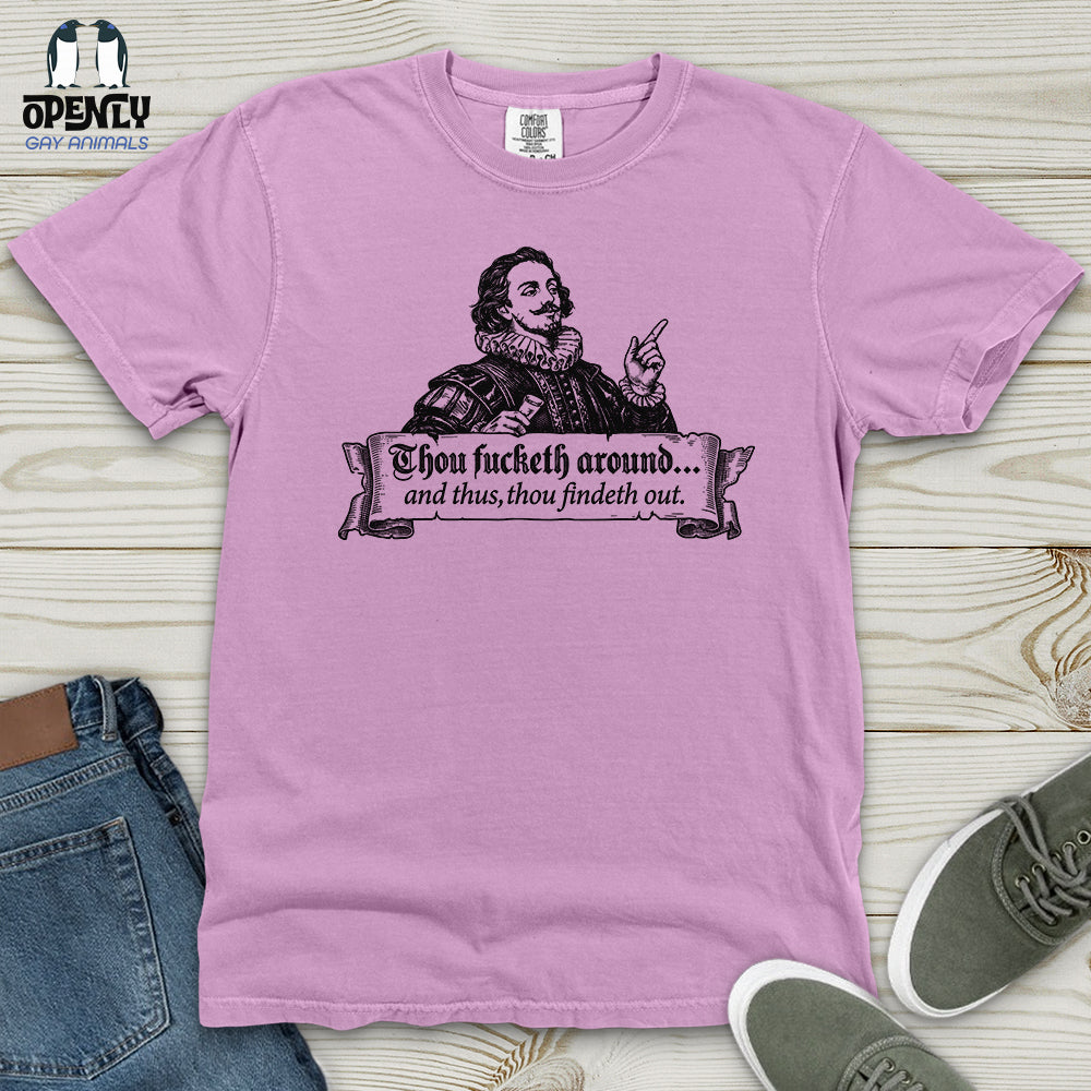 William Shakespeare Quote Heavy Cotton Comfort Colors Tee