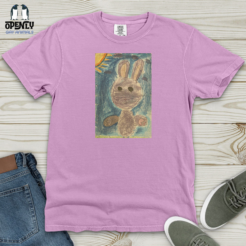 Glitch Bunny Faded Heavy Cotton Comfort Colors Tee
