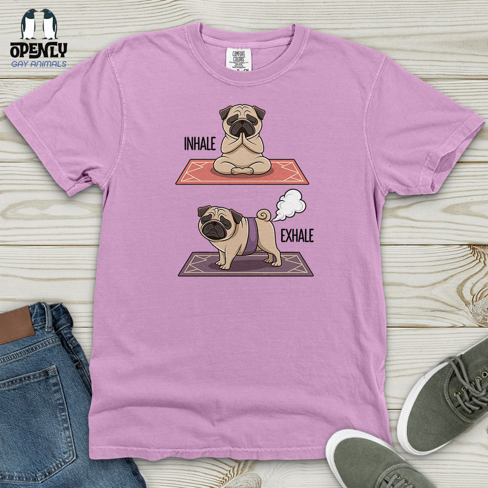 Inhale, Exhale Dog Heavy Cotton Comfort Colors Tee