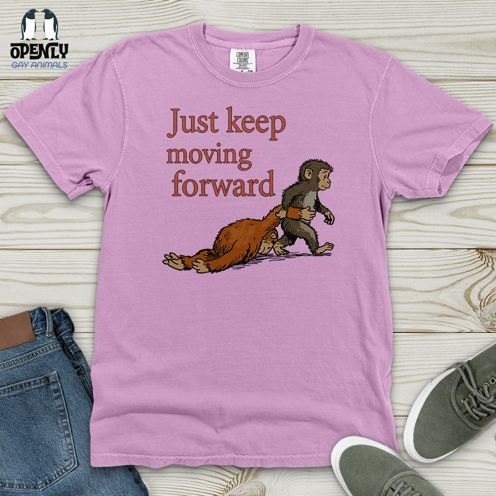 Just Keep Moving Forward Heavy Cotton Comfort Colors Tee