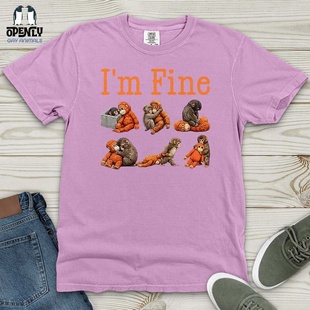 I'm Fine 02 Heavy Cotton Comfort Colors Tee