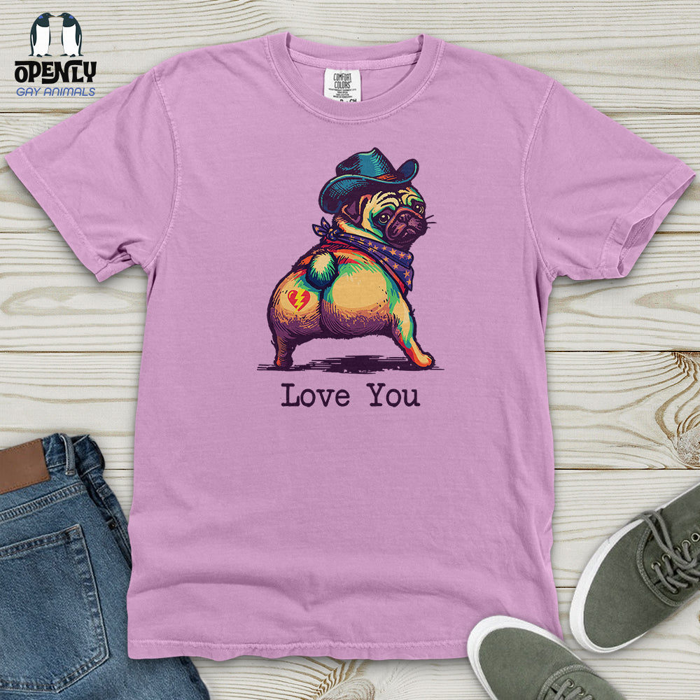 Love You Heavy Cotton Comfort Colors Tee