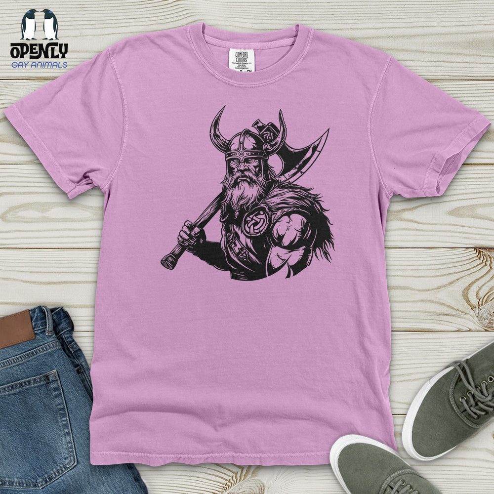 Viking Warrior Emblem Heavy Cotton Comfort Colors Tee