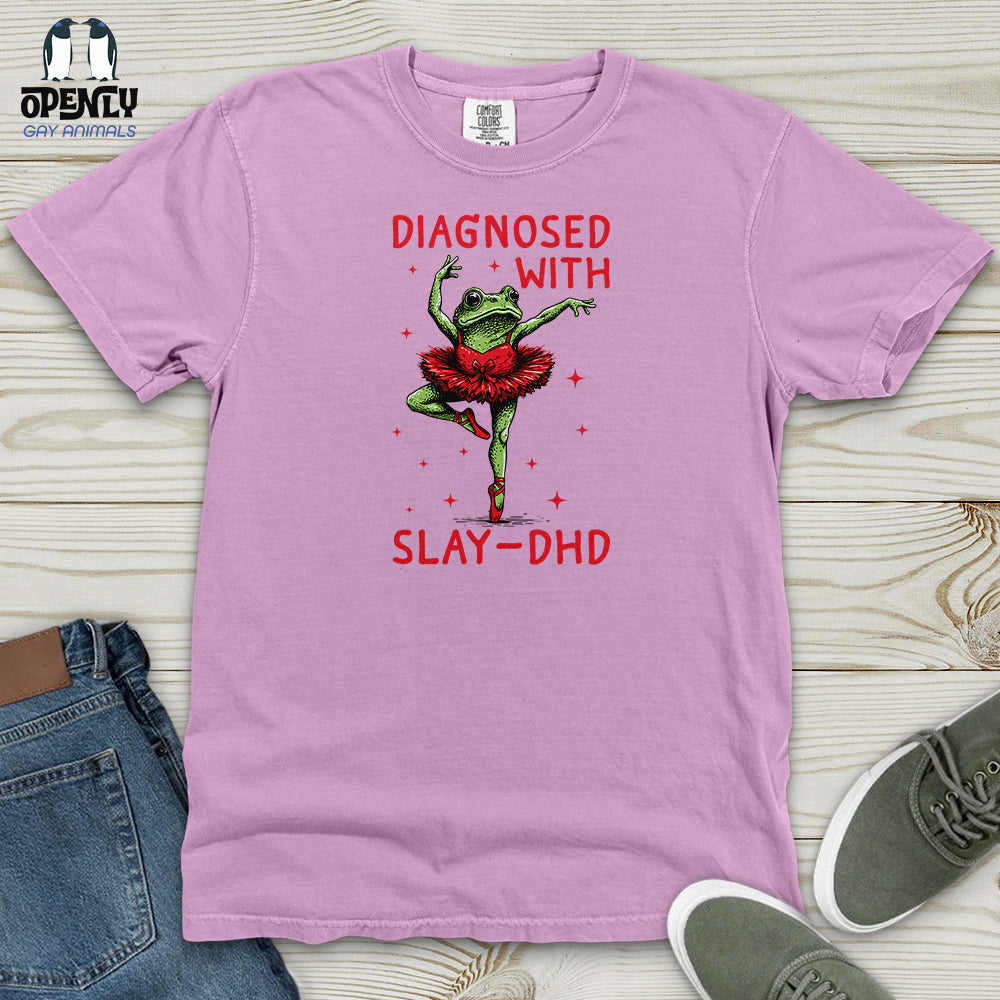 Diagnosed With Slay-Dhd Heavy Cotton Comfort Colors Tee