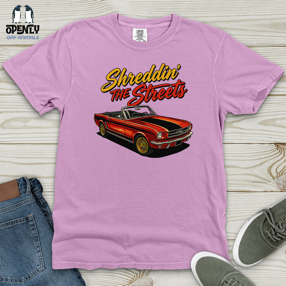Shreddin The Streets Heavy Cotton Comfort Colors Tee