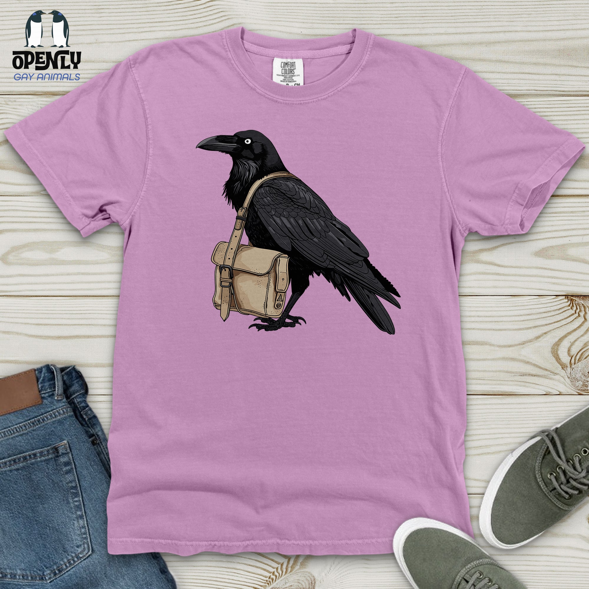 Raven Postal Carrier Heavy Cotton Comfort Colors Tee