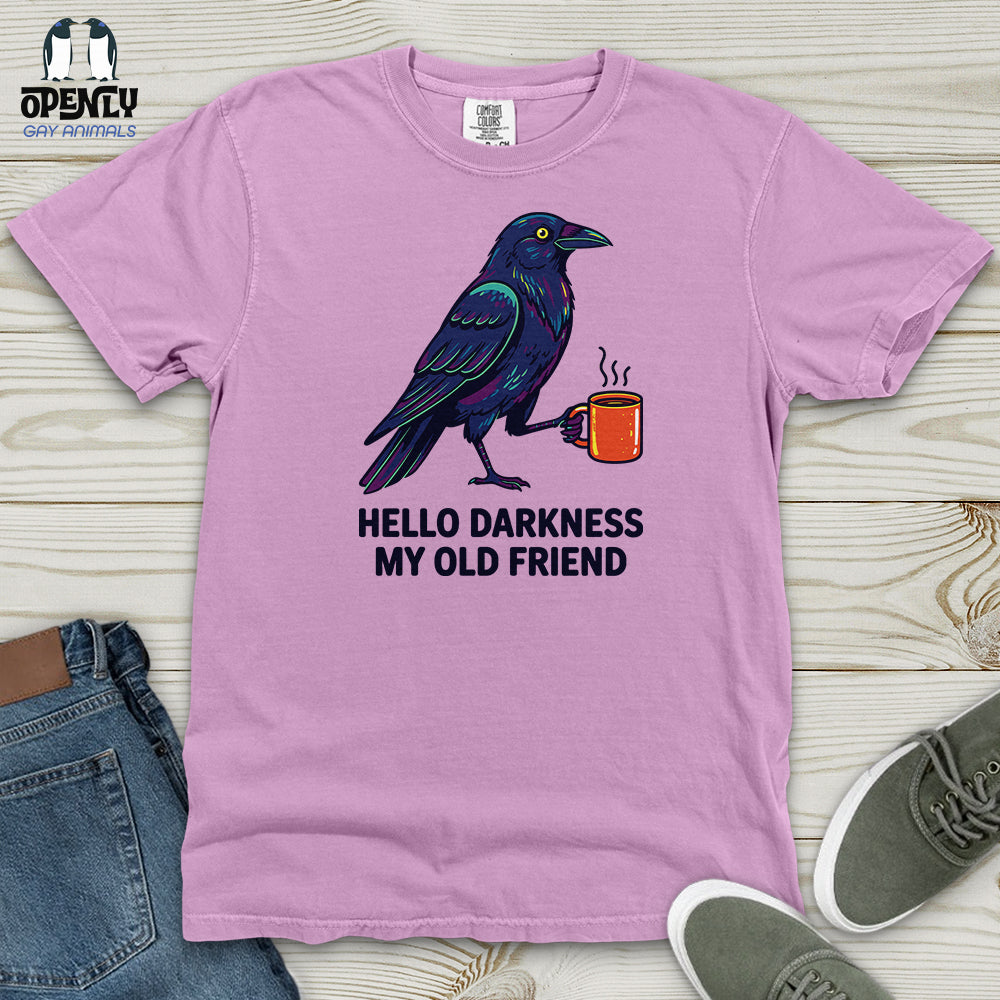 Hello Darkness My Old Friend Heavy Cotton Comfort Colors Tee