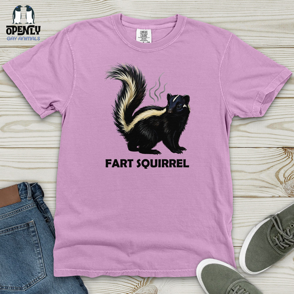 Fart Squirrel Heavy Cotton Comfort Colors Tee