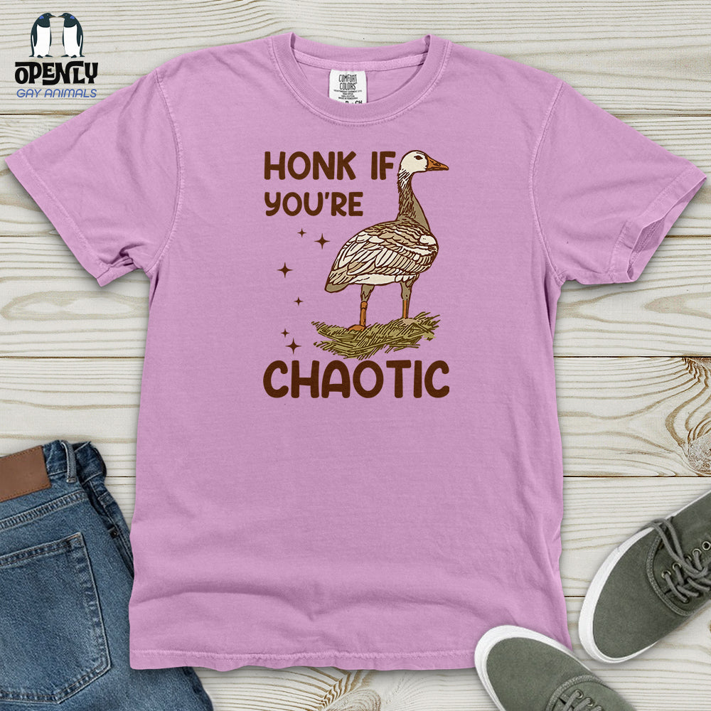 Honk If You're Chaotic Heavy Cotton Comfort Colors Tee