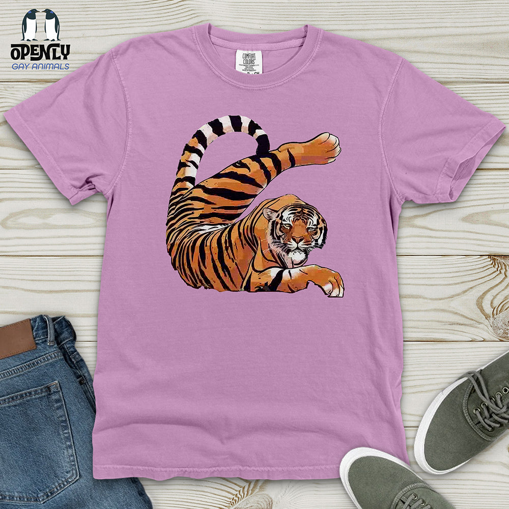 Stretching Tiger Heavy Cotton Comfort Colors Tee