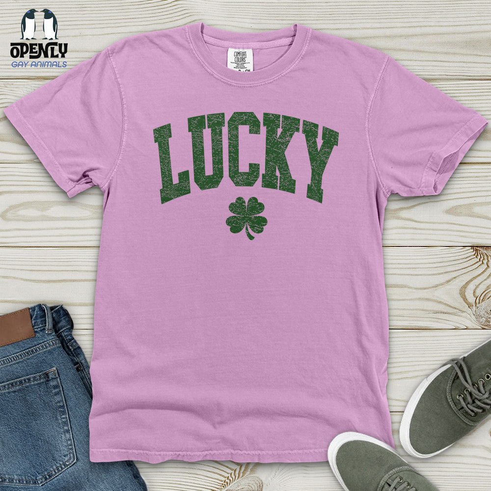 Lucky Shamrock Heavy Cotton Comfort Colors Tee