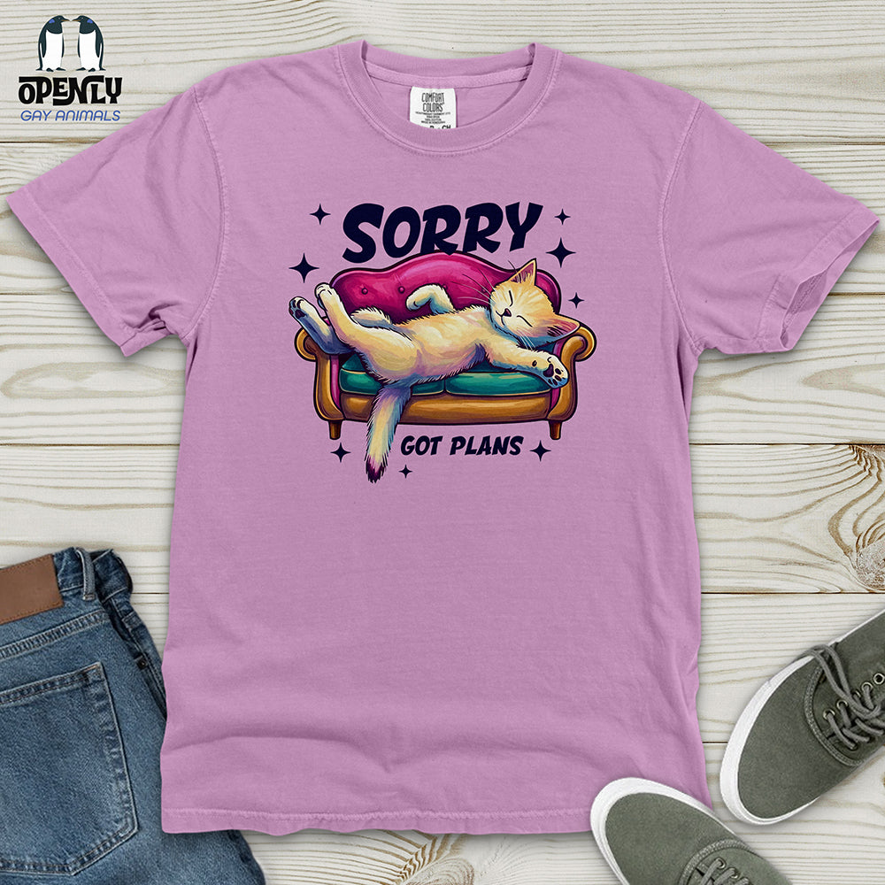Sorry Got Plans Heavy Cotton Comfort Colors Tee