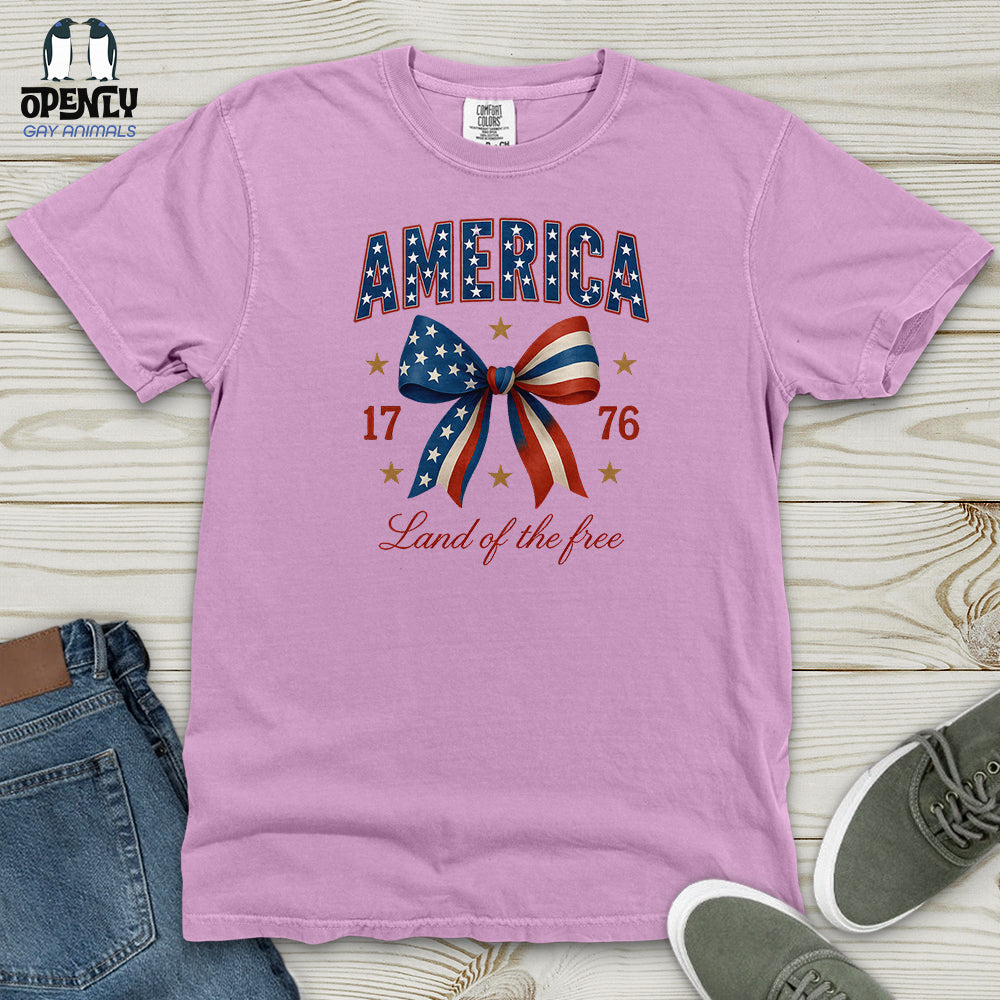 America Land of the Free Heavy Cotton Comfort Colors Tee