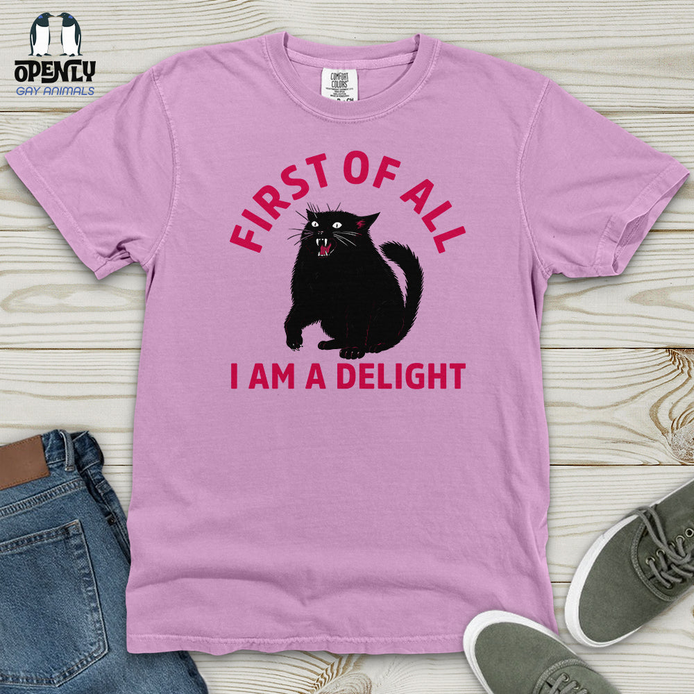 First of All I Am a Delight 03 Heavy Cotton Comfort Colors Tee