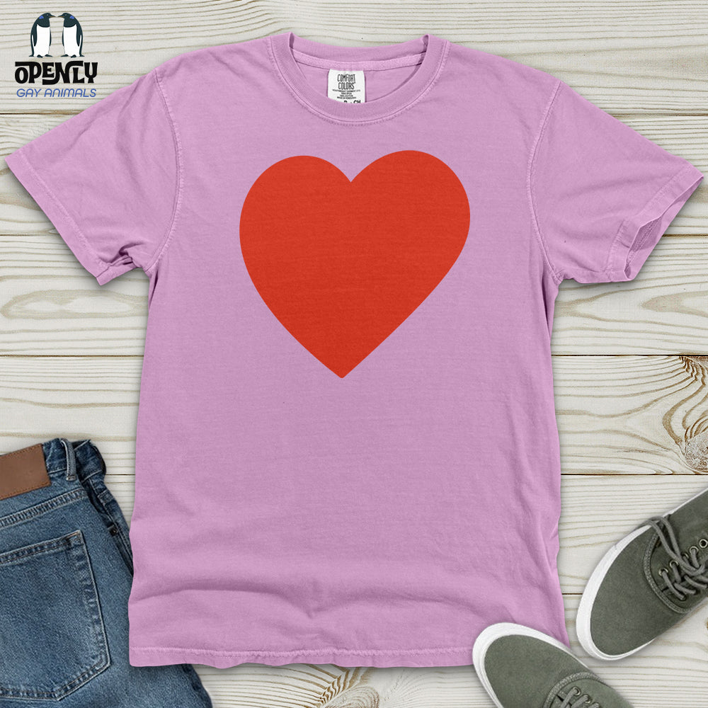 Heart Tee Heavy Cotton Comfort Colors Tee