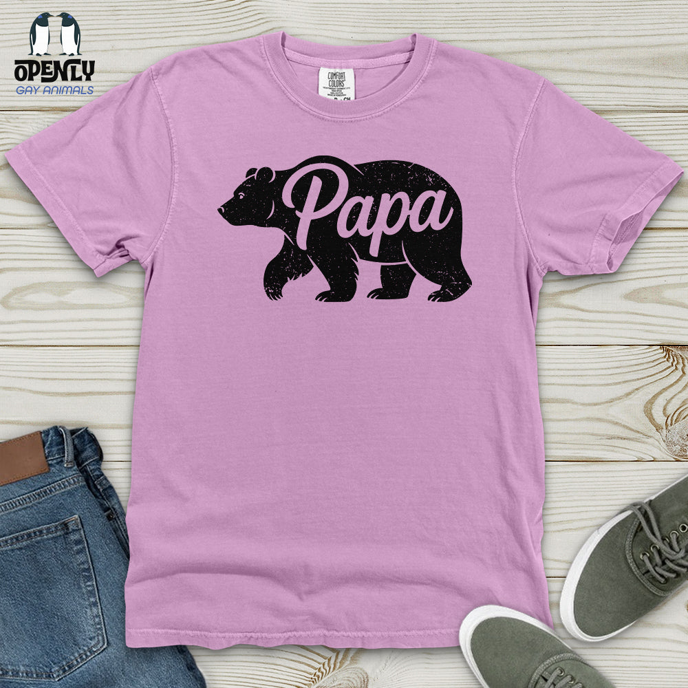 Papa Bear Heavy Cotton Comfort Colors Tee