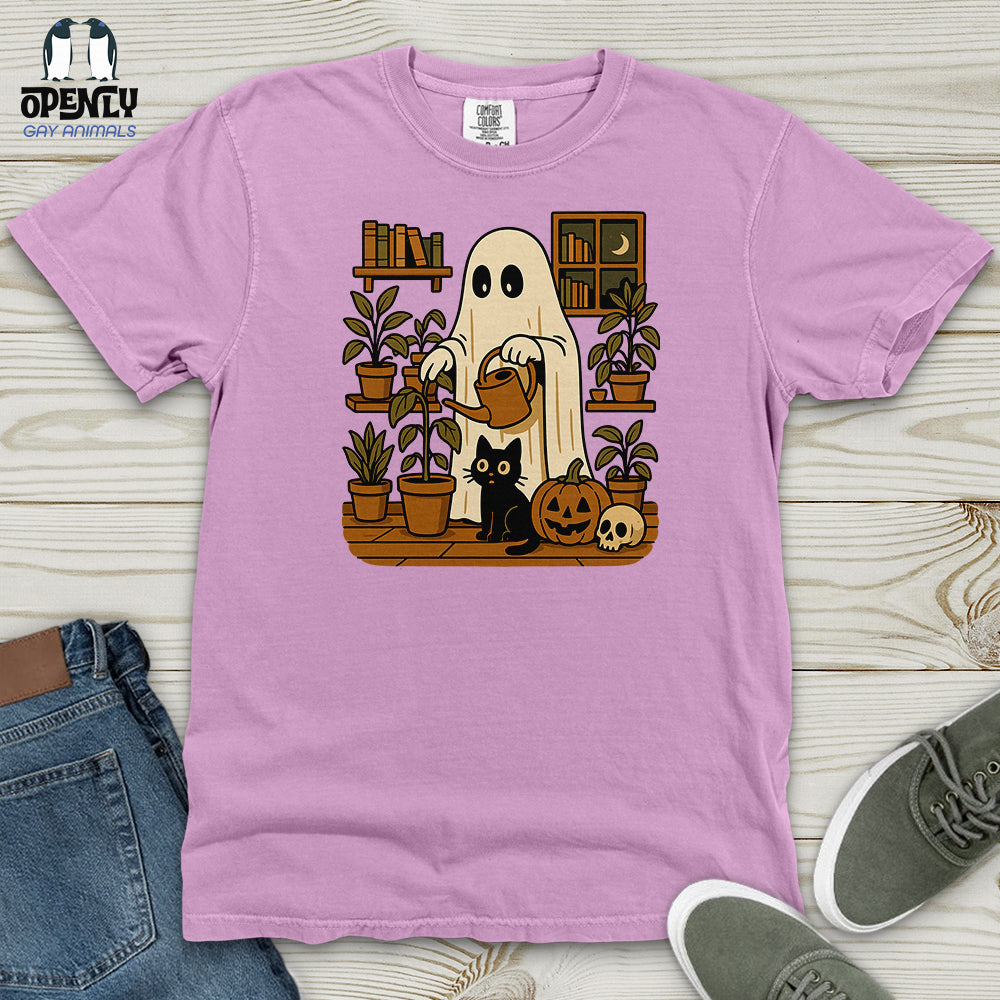 Retro Ghost Gardening Heavy Cotton Comfort Colors Tee