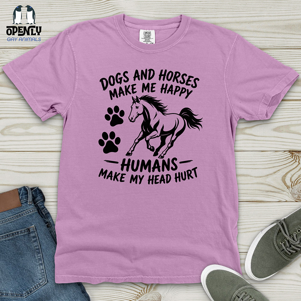 Humans Make My Head Hurt Heavy Cotton Comfort Colors Tee