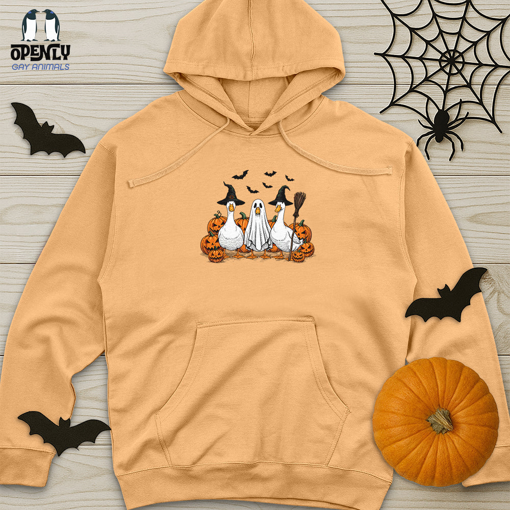 Boo Ghost Goose Unisex midweight hoodie