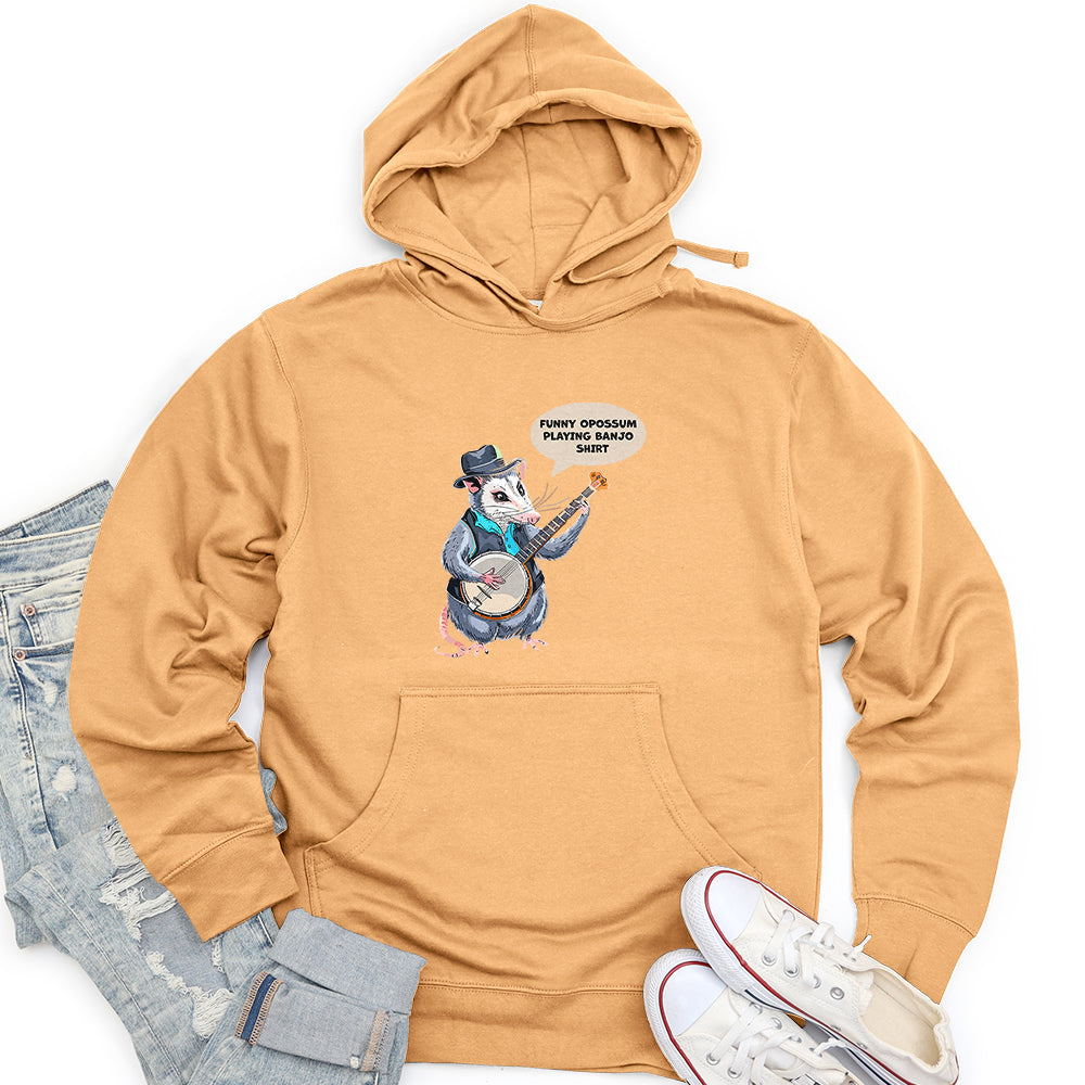 Funny Opossum Unisex Midweight Hoodie