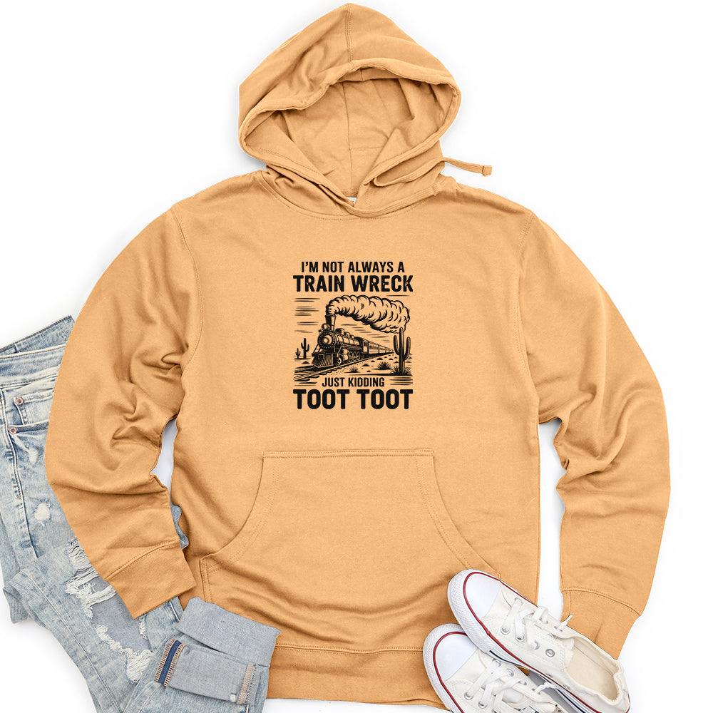 Toot Toot Express Unisex midweight hoodie