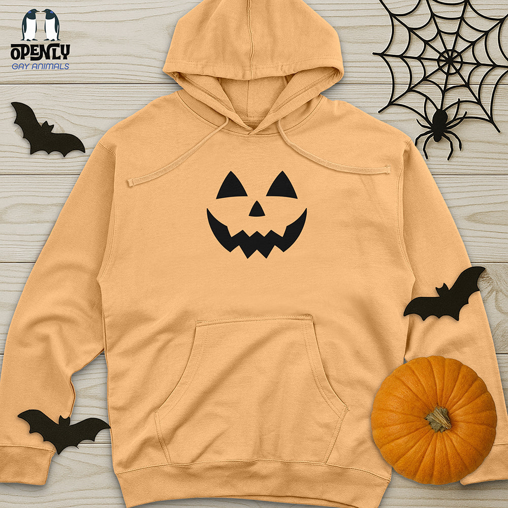 Halloween Pumpkin Shirt Unisex midweight hoodie