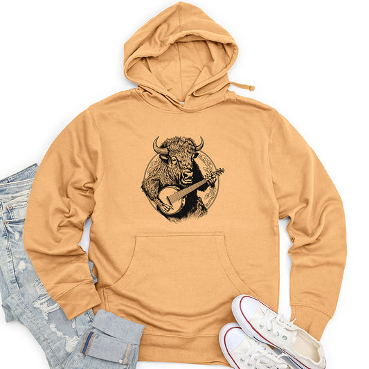 Banjo Bison Unisex Midweight Hoodie